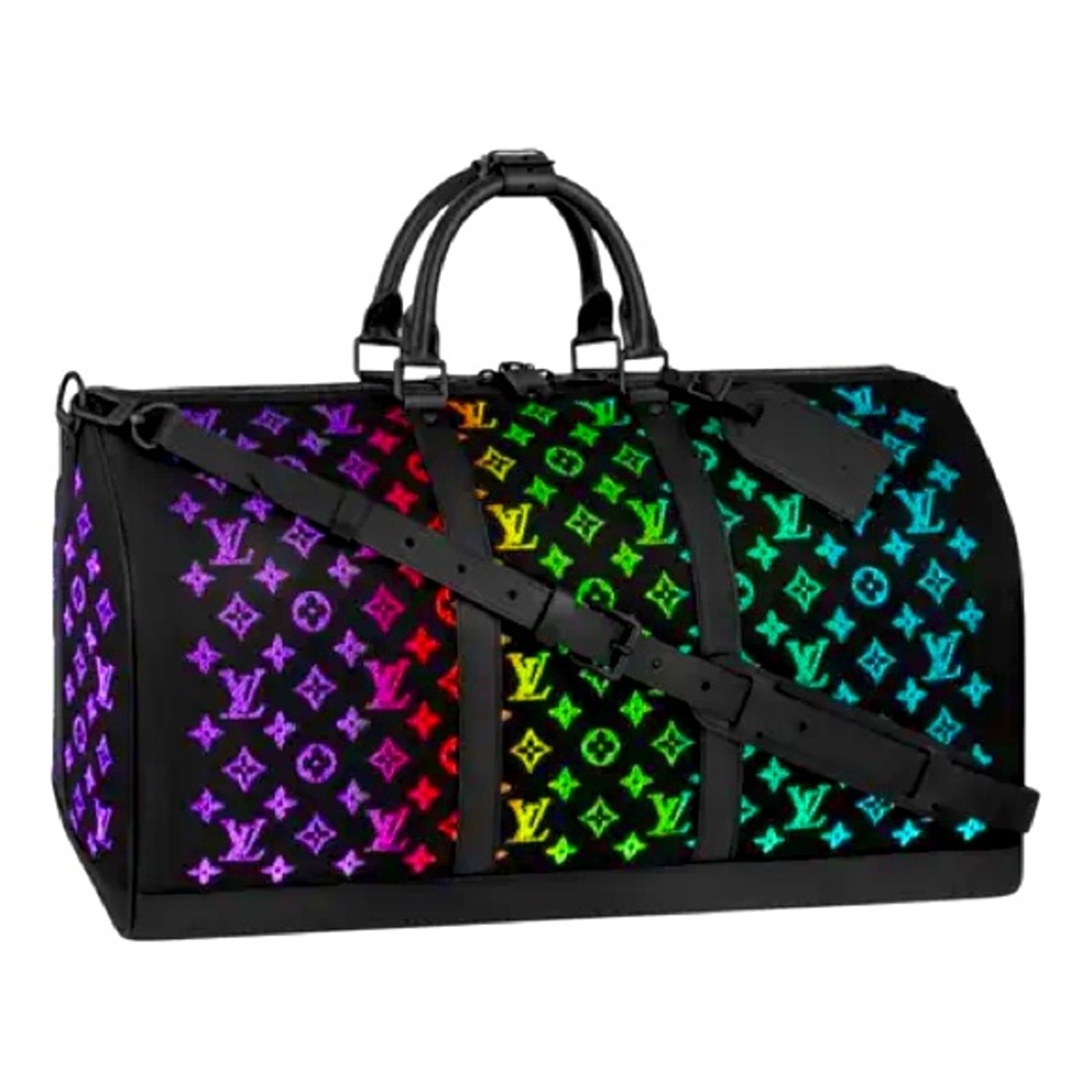 Louis Vuitton LED Light Up Lightning Fiber Optic
Monogram Keepall - Virgil Abloh